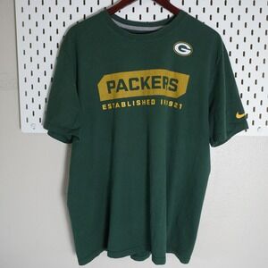 Green Bay Packers NFL Nike T-Shirt‎ Football Established 1921 XL